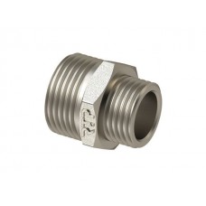 Ниппель ред. 1 1/2" нар. х 1" нар. никел., РТП (РосТурПласт)