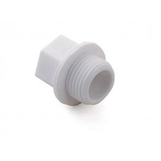 Заглушка резьбовая ПП 3/4" PN25, бел. РТП (РосТурПласт)